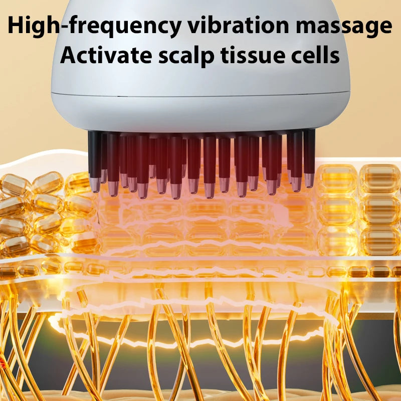 Micro-current Head Scalp Massager