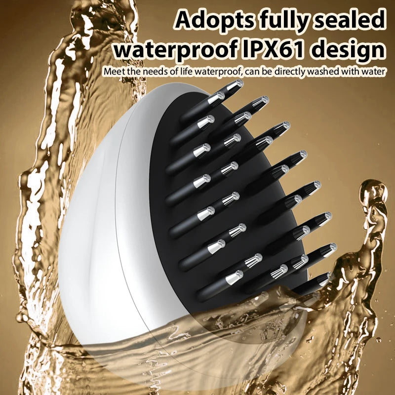 Micro-current Head Scalp Massager