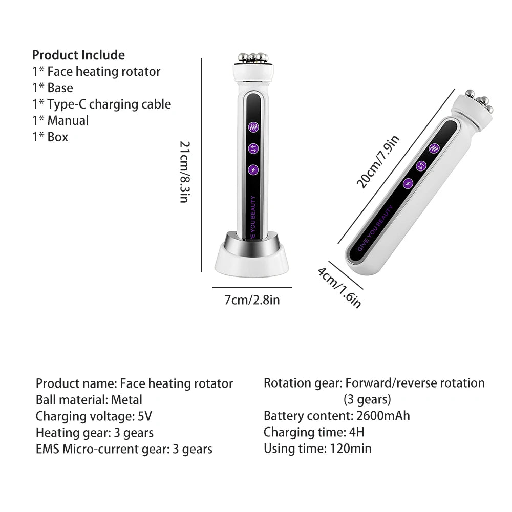 3-in-1 RF Facial Massager
